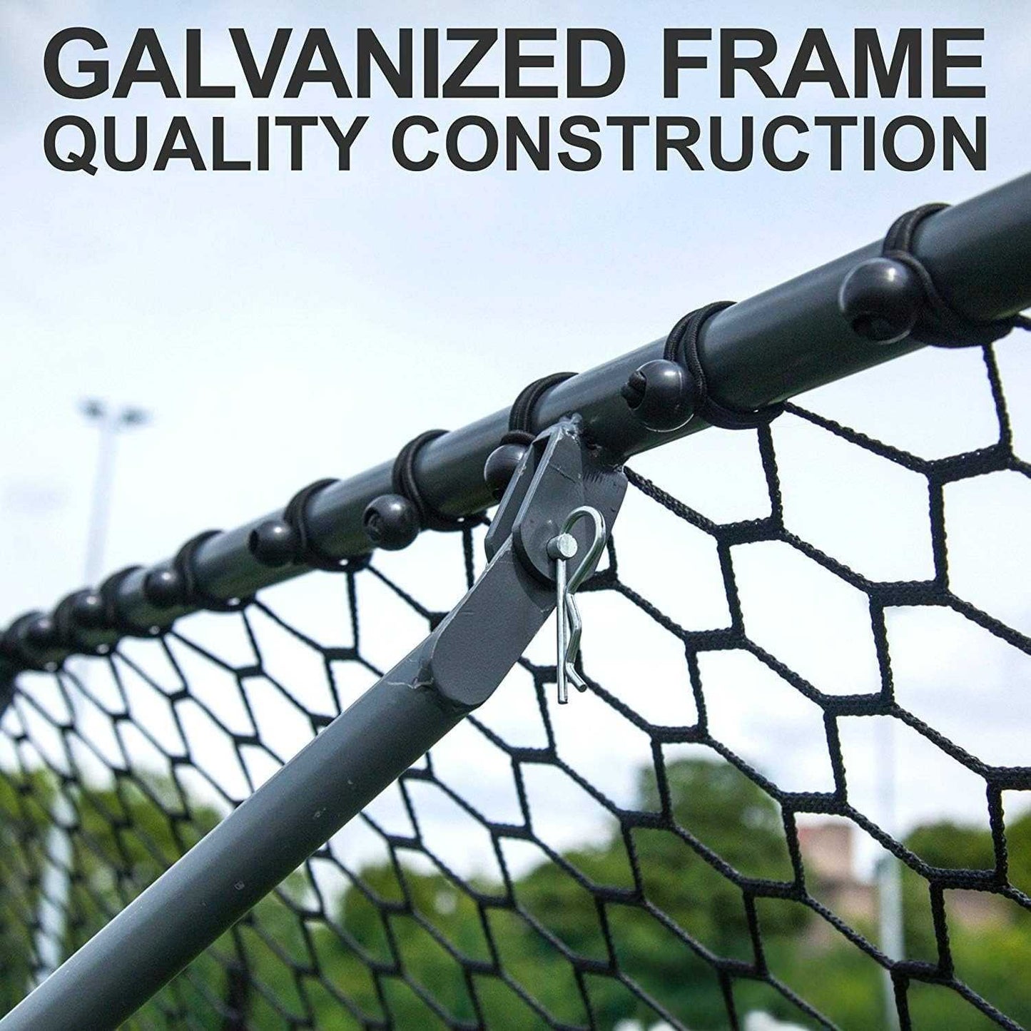 Football Rebounder Net - Practise Football Training Net Kickback Aid Target Goal Soccer Training Equipment , Home Garden, Outdoor - Black