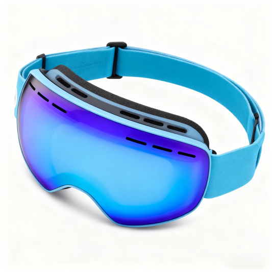 Blue Magnetic Ski Goggles