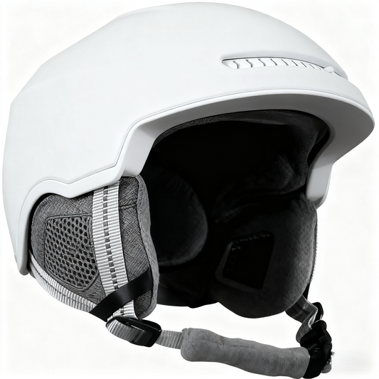White Ski & Snowboard Helmet
