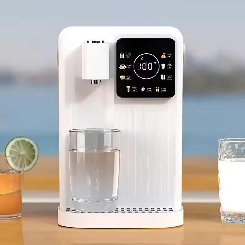 2000W Touchscreen LED Water Heater, Fast Heating for Home & Office