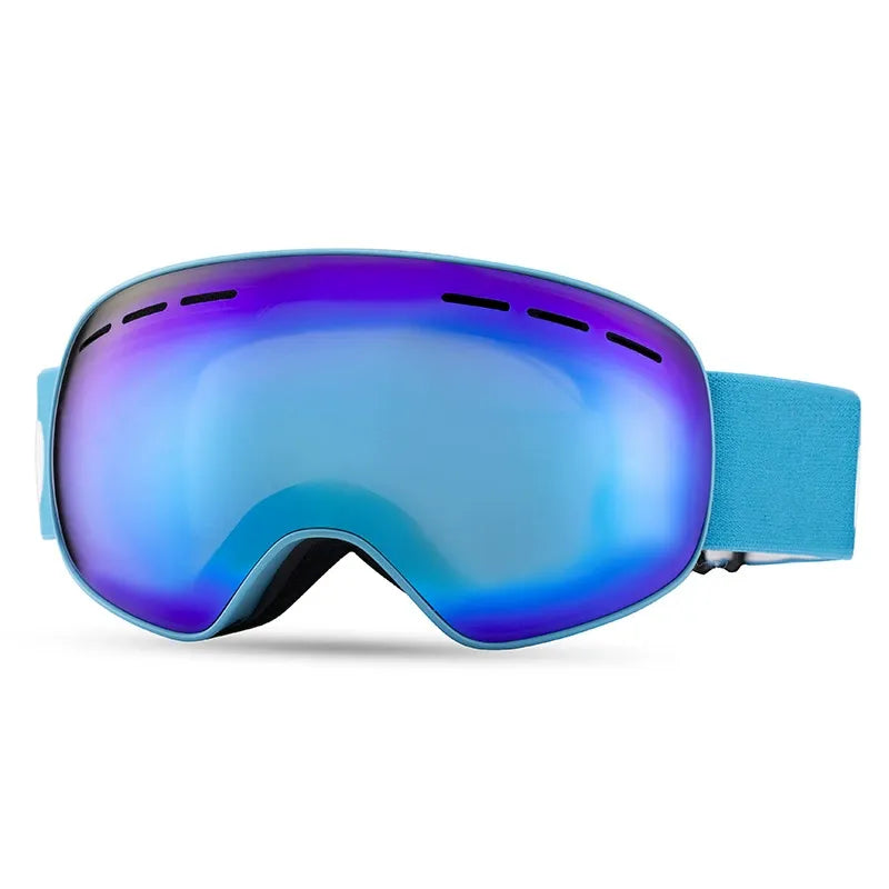 Blue Magnetic Ski Goggles