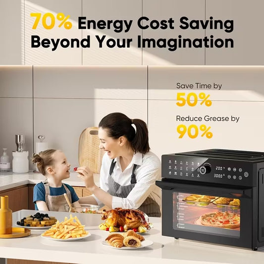 32-Quart Digital Air Fryer Oven Combo, 20-in-1 Convection Countertop Oven