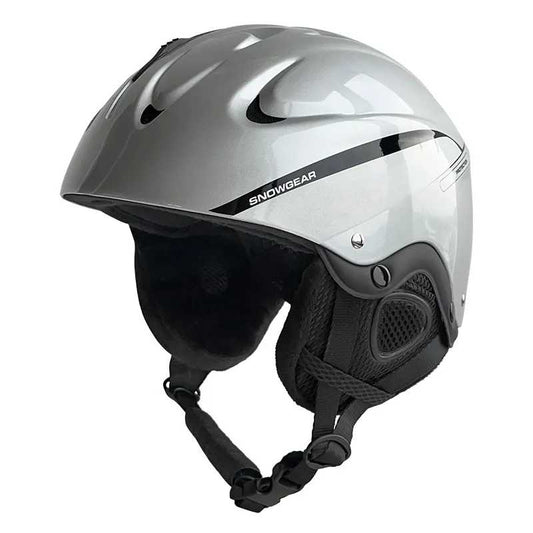 Silver Ski & Snowboard Helmet