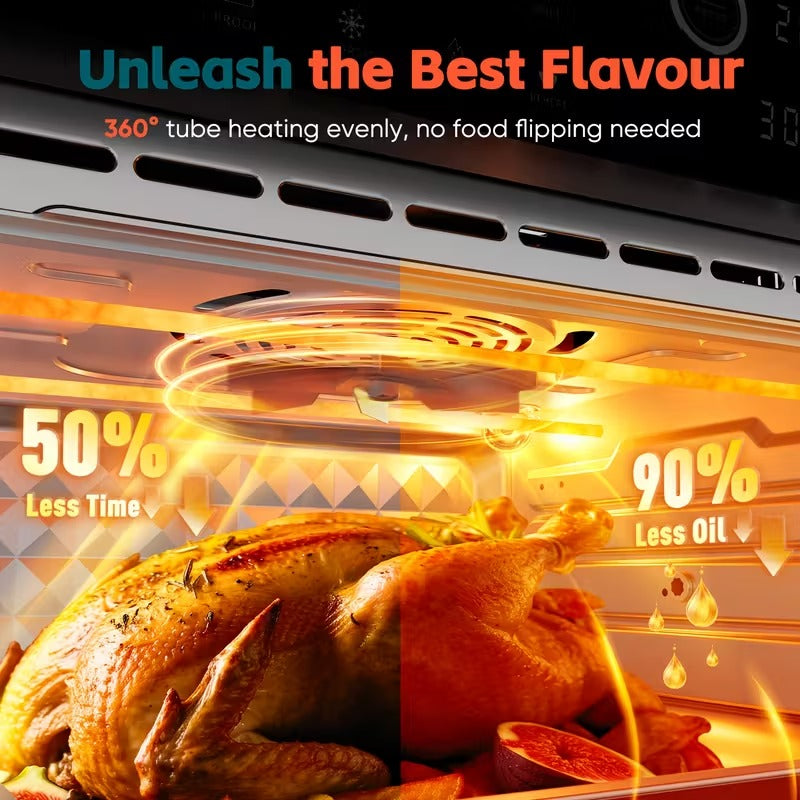 32-Quart Digital Air Fryer Oven Combo, 20-in-1 Convection Countertop Oven