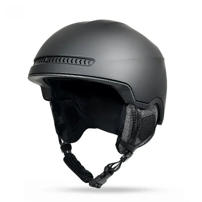 Black Ski & Snowboard Helmet