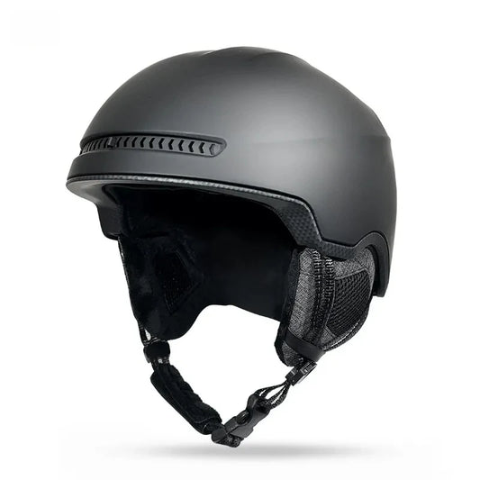 Black Ski & Snowboard Helmet
