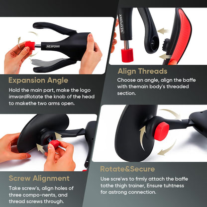 Pelvic Floor &amp; Thigh Trainer – Home Fitness Equipment for Men &amp; Women