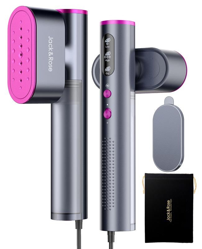 Voltage Clothes Steamer – 100-240V, 15s Fast Heat, 2-in-1 Garment Steamer