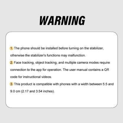 Handheld 3-Axis Anti-Shake Shooting Stand – Automatic Face Tracking Stabilizer